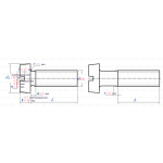 DIN 84 Z ŁBEM WALCOWYM PŁASKIM TYTANOWA GRADE 2